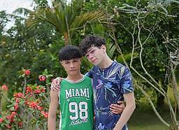 Muriel Karmesi and Melo Prince