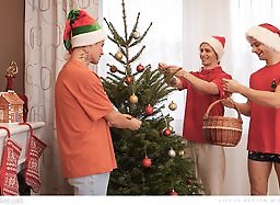 BelAmi: XMAS DOUBLE PENETRATION - Timmy Morrison and Charlie Musk and Landon Slater