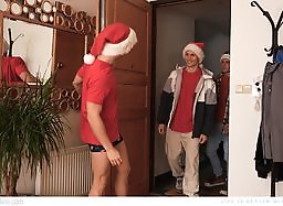 BelAmi: XMAS DOUBLE PENETRATION - Timmy Morrison and Charlie Musk and Landon Slater