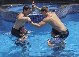 Corbin Fisher: Dawson and Cain tagteaming twins Liam and Luca