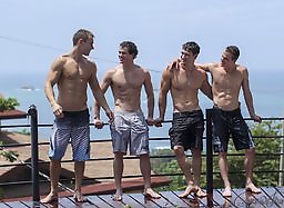 Corbin Fisher: Dawson and Cain tagteaming twins Liam and Luca