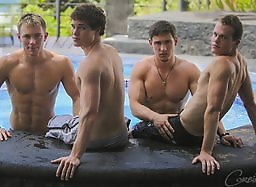 Corbin Fisher: Dawson and Cain tagteaming twins Liam and Luca