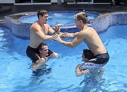 Corbin Fisher: Dawson and Cain tagteaming twins Liam and Luca