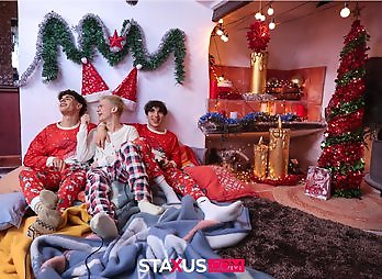 Staxus: Threesome for Christmas - Jack Angeli, Jimeno and Nico Gerolf