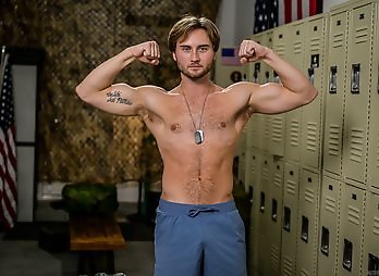 Active Duty: Slutty Servicemen: Locker Room Cruiser - Daniel Evans and Trevor Brooks