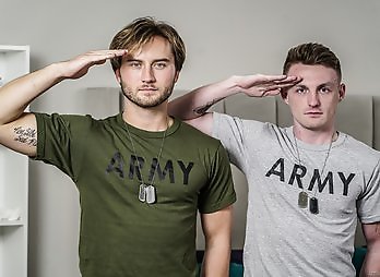 ASGMAX - Active Duty: Slutty Servicemen: Busted! Daniel Evans and Kyle Harper
