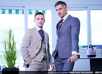 Menatplay: Wrestling Colleagues -  Jay Roberts And Serg Shepard