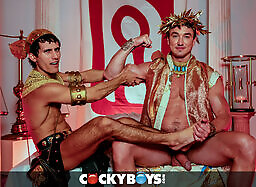 CockyBoys: Gods And Heroes With Cade Maddox, Oliver Carter, Zane Kazan And Gage Palmer