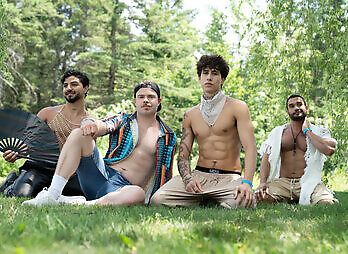 Men: Festival Fuckers With Angel Elias, Marcus McNeill And Raj