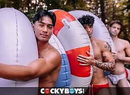 CockyBoys: CAMP COCKYBOYS: ORGY With Pheremosa, Luca Knight, Brandon Dallas, Alex Kof, Daniel Justrice & Oliver Carter