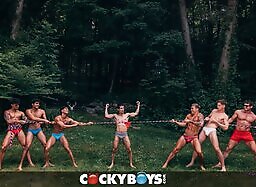 CockyBoys: CAMP COCKYBOYS: ORGY With Pheremosa, Luca Knight, Brandon Dallas, Alex Kof, Daniel Justrice & Oliver Carter