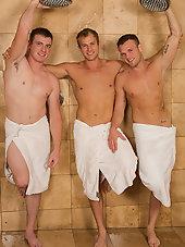 Bareback Threesome with Sean, Blake, and Curtis