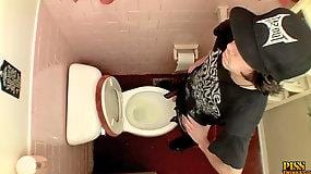 Unloading In The Toilet Bowl