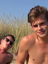 Jack and Damian having a Cheeky Play