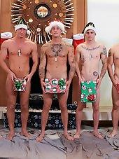 CHRISTMAS SIX MEN ORGY