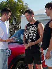 Falcon Studios: Joyride With Kane Fox, Eddie Patrick and Mike Monroe