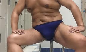 Blue thong YMCA