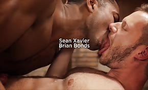 SEAN XAVIER mounts BRIAN BONDS WITH HIS bare black meat